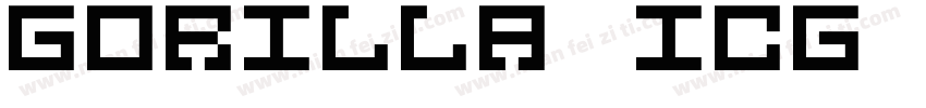 Gorilla ICG Regular字体转换